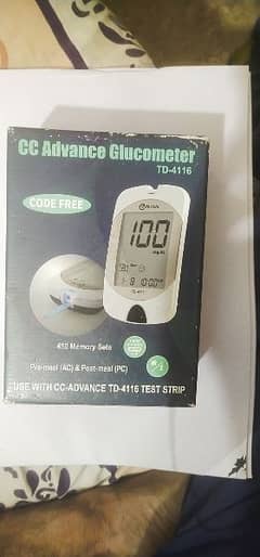 Glucometer
CC Advance 
TD-4116