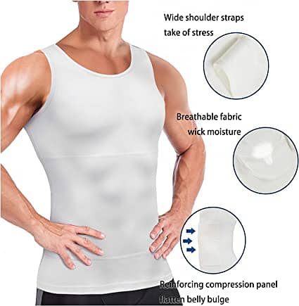 Slim N Lift - Nylon Slimming Vest For Men