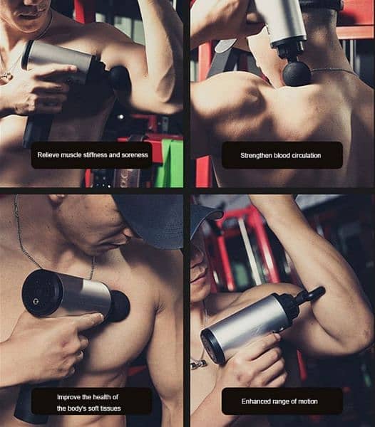 Gym House Home Physio Machine Body Massager Gun Muscle Neck Massage 8
