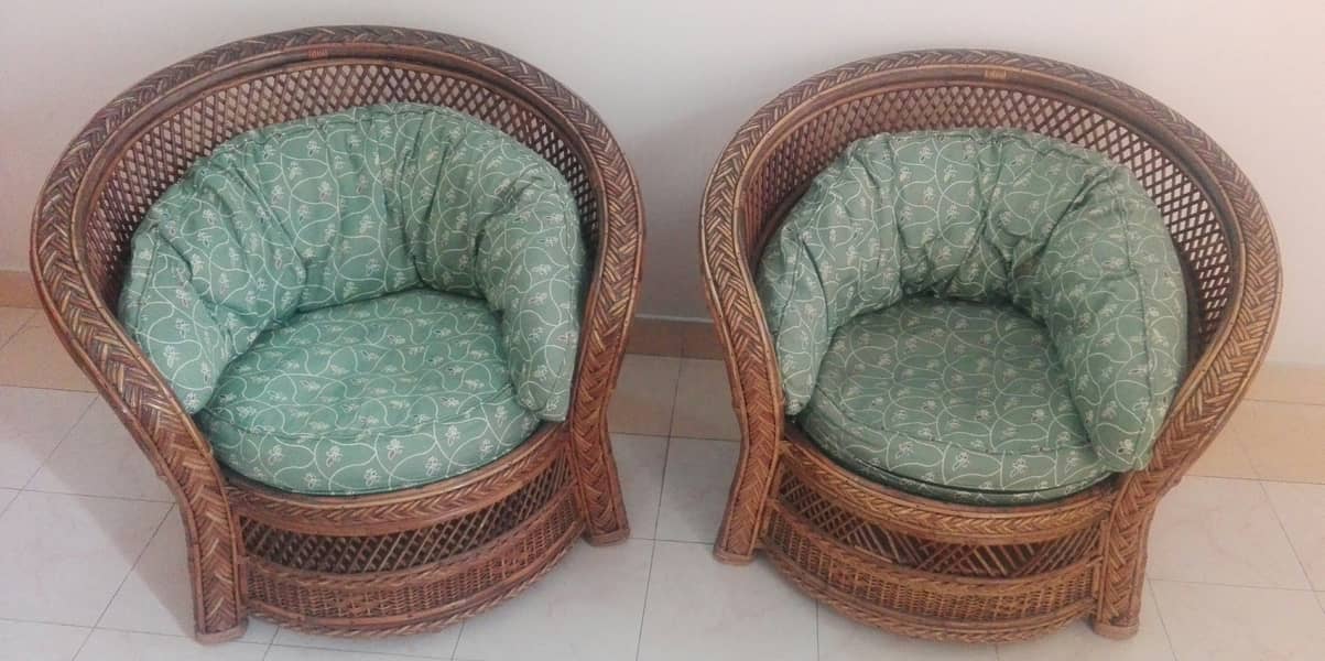 cane wood sofa chairs 0