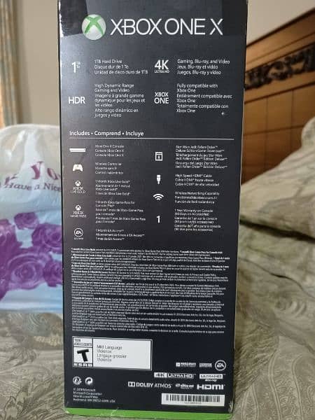 XBOX one x 4k with 1TB SAMSUNG SSD 6