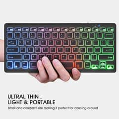 Rii Wireless Keyboard - Backlit - without USB Dongle - Rechargeable