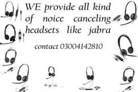 plantronic jabra sennheiser all kind of usb noice canceling headsets