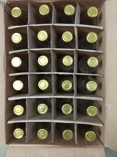 New Glass Bottles 1000mL with metal Caps 1