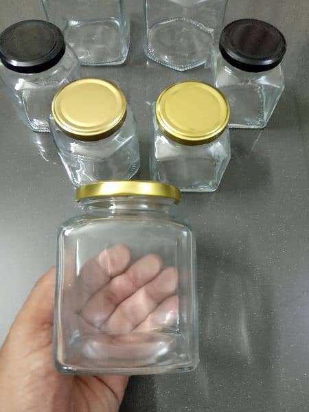 New Glass Bottles 1000mL with metal Caps 2