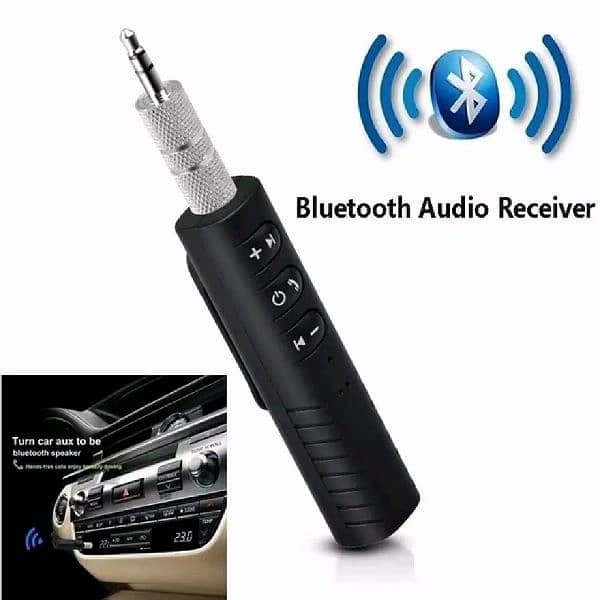 USB Bluetooth Music Receiver with Dual AUX Pin 6