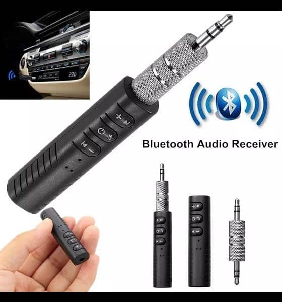 USB Bluetooth Music Receiver with Dual AUX Pin 9