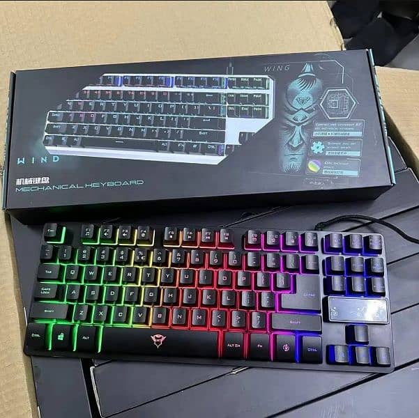 Keyboard RGB usb wired keyboard. 3