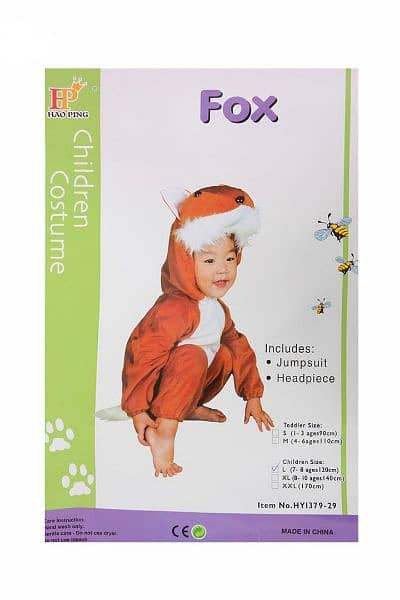 FOX COSTUME FOR KIDS 0