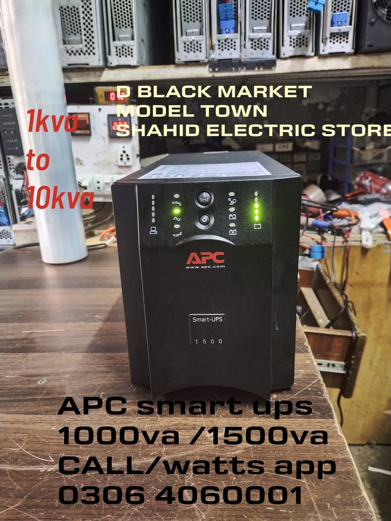 Apc Smart 5000VA 48v 4000watt long backup model fresh stock 3