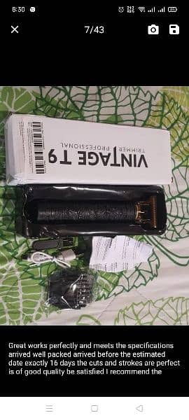 USB Charging Electric Haircutter For Men Black Long Dragon 1