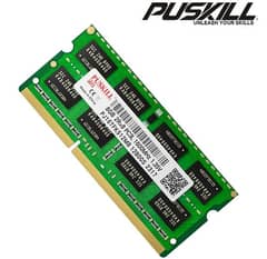 Walram and PUSKILL Ram Memory Notebook Memoria Sodimm DDR3L 1.35V 8GB