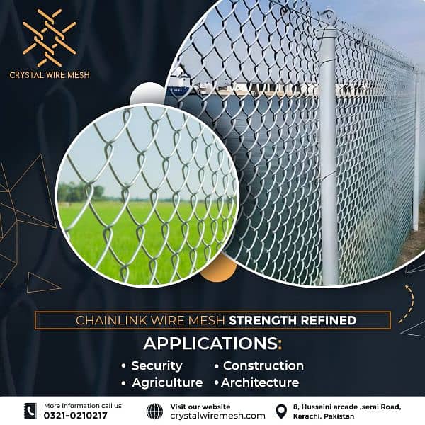 Outdoor wall Fence | Razor wire  | Electric & Chain link at best price 3