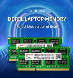 Walram PUSKILL Ram Memory Notebook Memoria Sodimm DDR3L 1.35V 8GB 1600