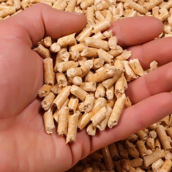 high quality wooden pellet available 1