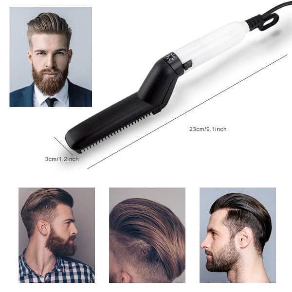 Big sale 50% Discount 2 in 1 Best Electric Beard Hair Straightener 1