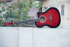 Semi Acoustic gitar premium sound and yamaha bag 0