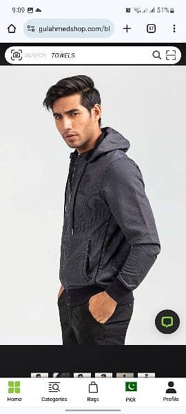 Ideas Men's Hooded Zipper Jacket Original. Discounted price. 5