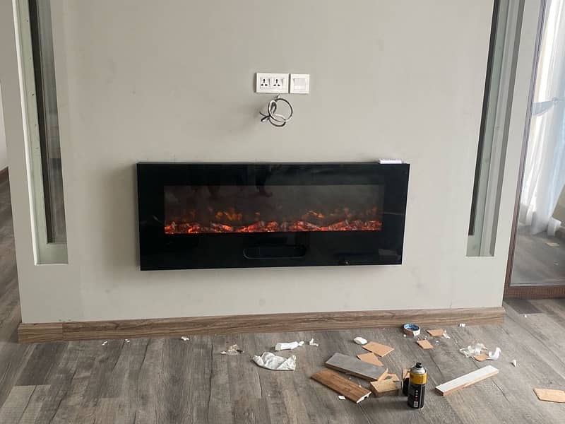 Electric fire place/gas fire places/wood works/ 03057865194 whtsap 9
