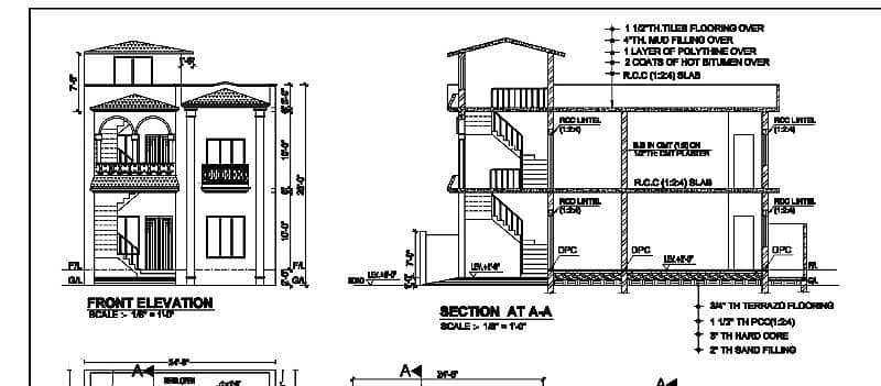 Architect in Islamabad Structure CAD interior 3D animation Land Survey 1