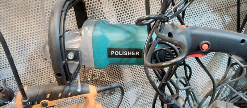 Heavy duty Car polisher with wool pad available 3