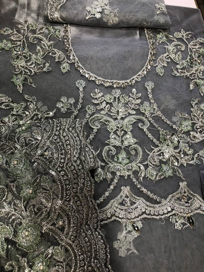 Brand: Maria B Full Heavy Embroidered Suit 1