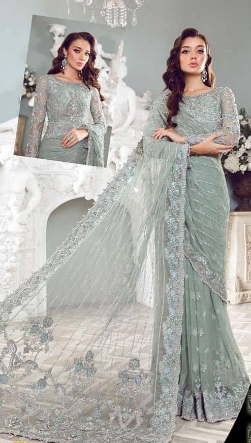 Brand: Maria B Full Heavy Embroidered Suit 2