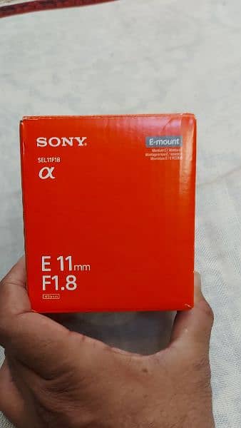 Sony 11mm f 1.8 0