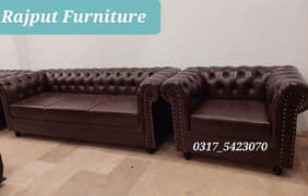 Five Seater Sofa | Chesterfield | Full Keekar Frame | Molty Foam 0
