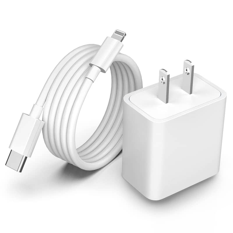 20W Apple IPhone charger with Lighting Cable [Box Packed] in Lahore. 1