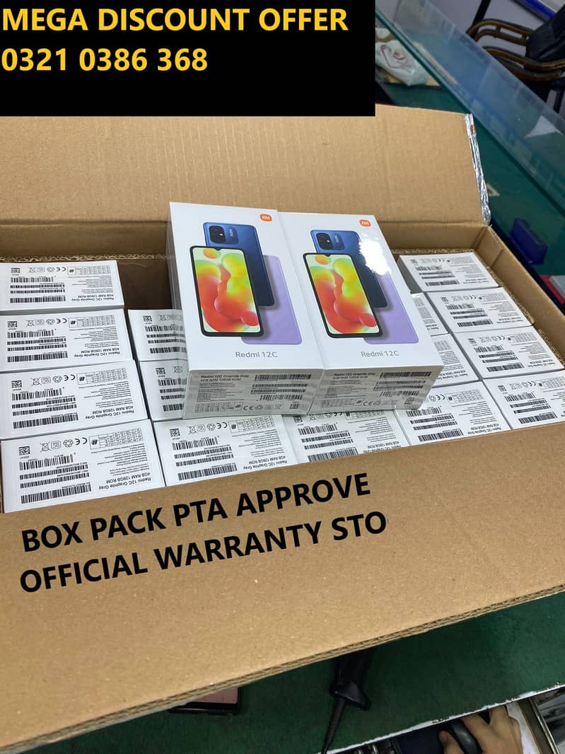 Xiaomi Redmi 13C Box Pack PTA Approve Official Warranty Note 13 pro A3 2