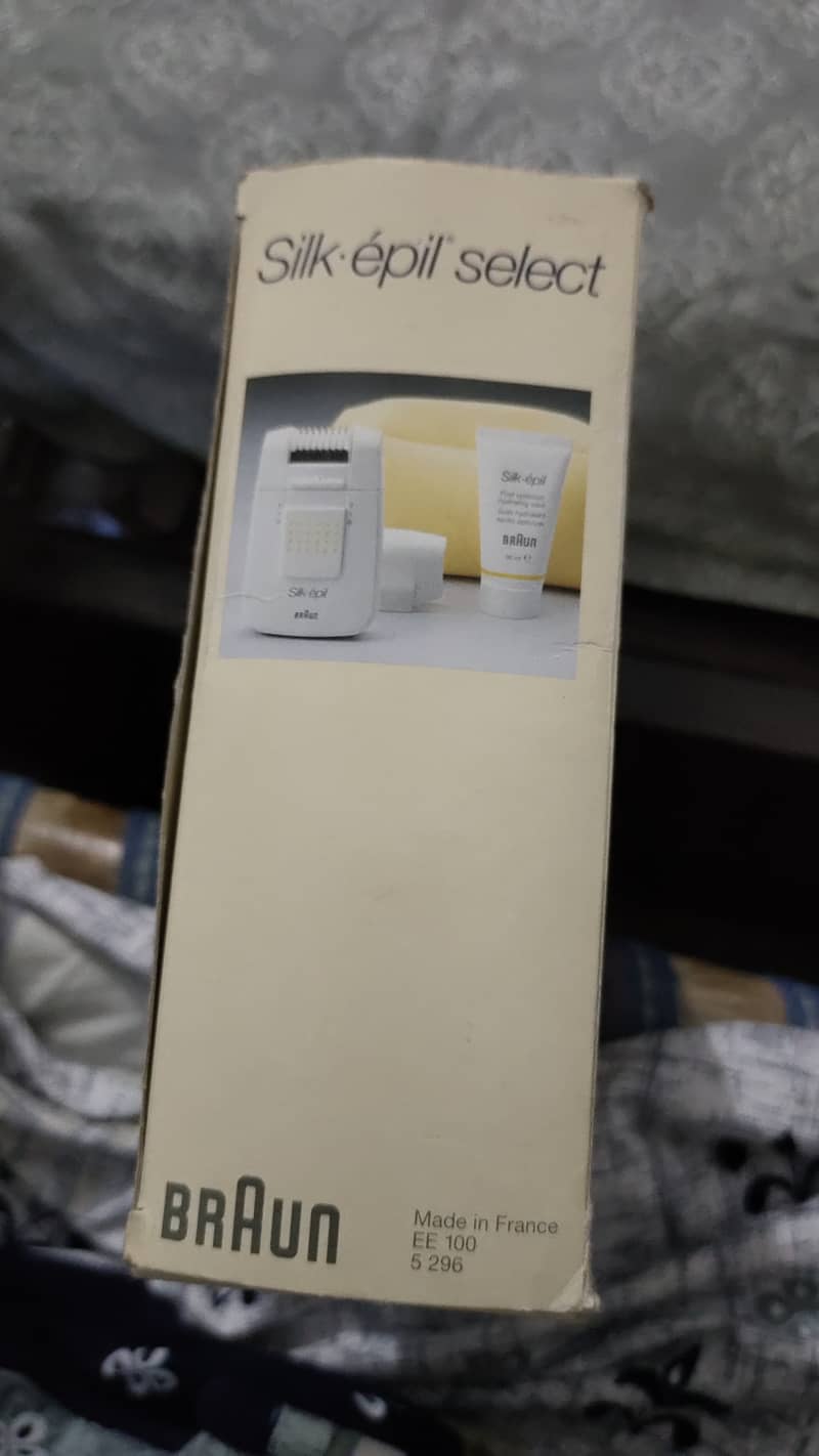 BRAUN Silk Epilator Epil Select Made in France. Box packed imported 4