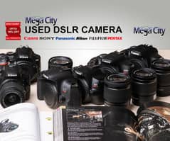 Canon & Nikon DSLR Camera Used