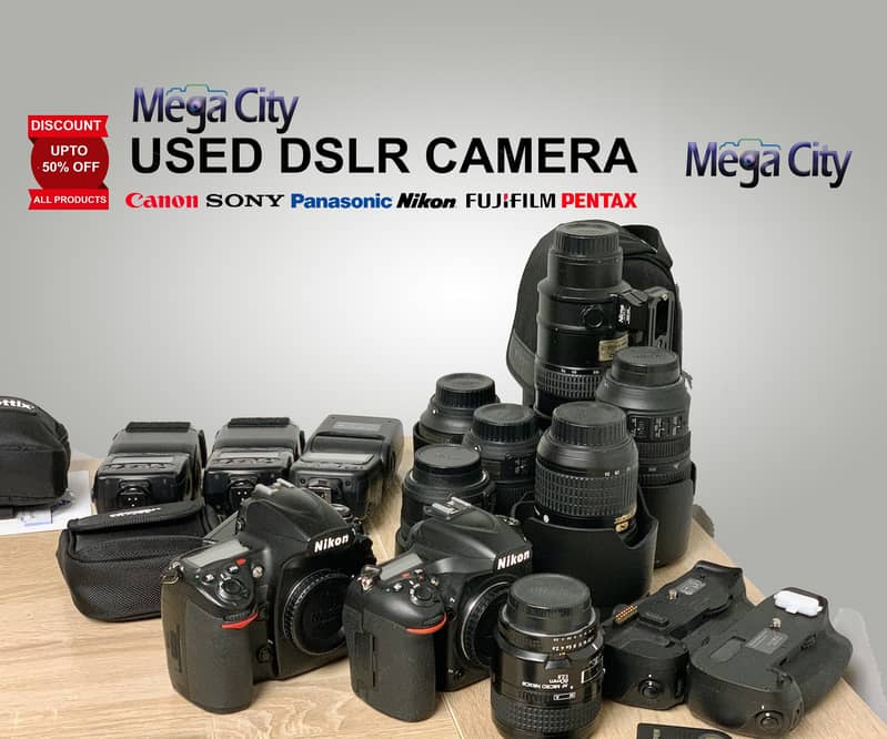 Canon & Nikon DSLR Camera Used 2