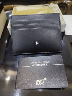 Mont Blanc Mens cash wallet and card holder