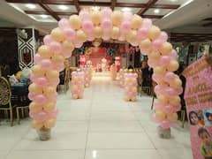 Birthday party decoration and balloon decorations