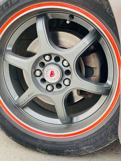 Low profile Rims 17 inches Thailand made with free tyres