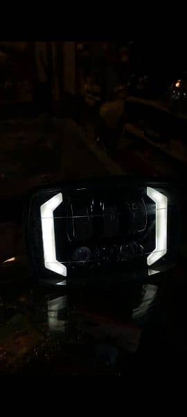 BIKE SKULL DESIGN LED HEADLIGHT 2 COLOUR  FOR 70 AND 125CC 10