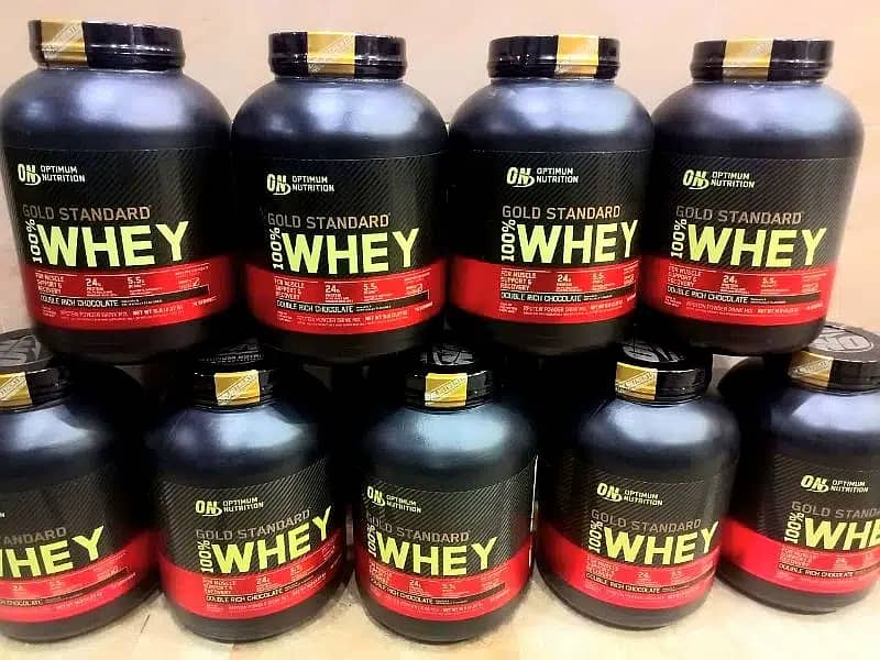 Gold Whey Protein and Creatine Supplements 8