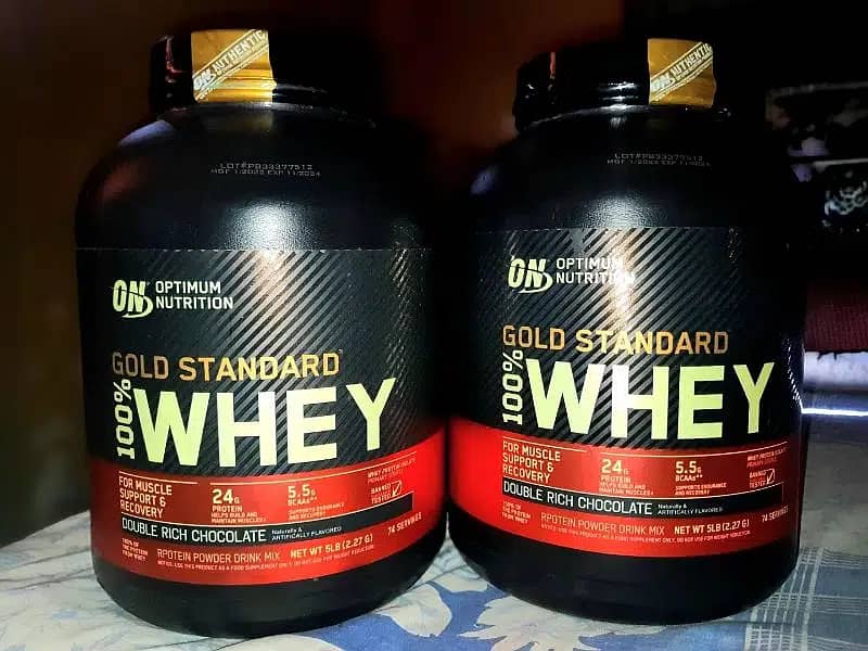 Gold Whey Protein and Creatine Supplements 5