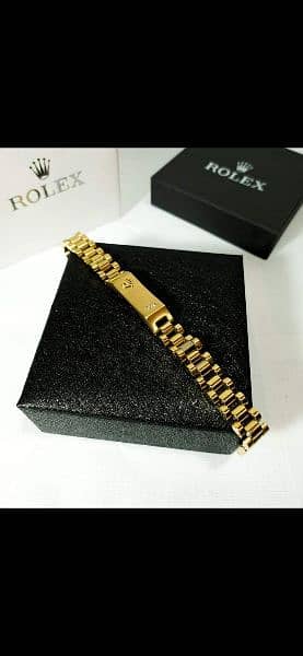 Rolex chain with on sale name