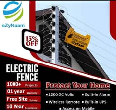 Electric Fence Installation at best rates. Tonghar wifi/ Auto Gate