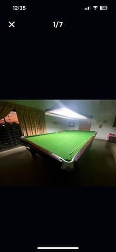 SNOOKER TABLE FULL SIZE