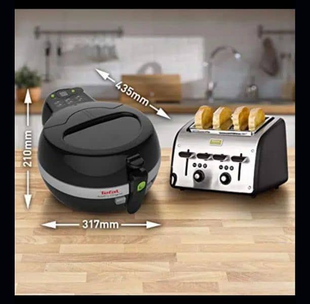 Tefal ActiFry Original FZ710840 Health Air Fryer, Black, 1kg,4 Portion 3