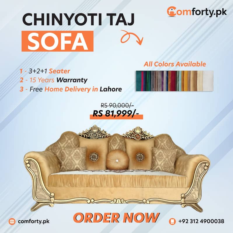 6 seater sofa/chinioti Taj sofa/moltiform/sofa set/Taj sofa for sale