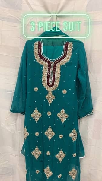 CHIFFON EMBROIDERY DRESSES Dabka Work Each Price-RS 6500 0