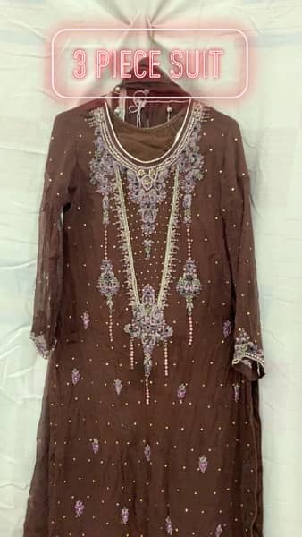 CHIFFON EMBROIDERY DRESSES Dabka Work Each Price-RS 6500 2