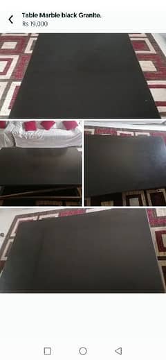 Only Table Black Marble Granite