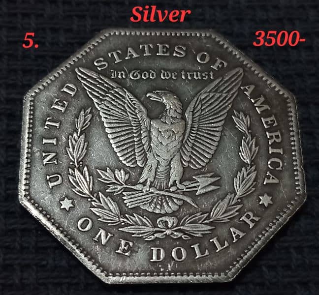 U. S. A,  Silver and Gold Plated coins : 4