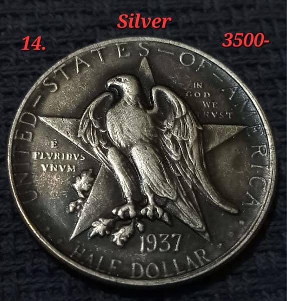 U. S. A,  Silver and Gold Plated coins : 13